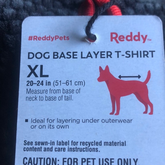 NWT Reddy base layer t-shirt dog XL - Picture 7 of 10